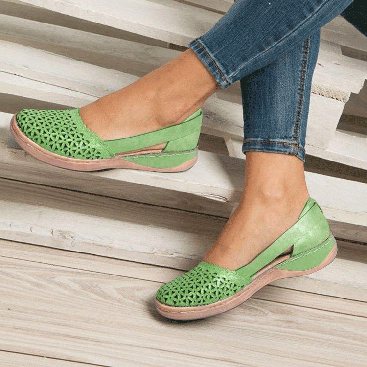 Orthopedische sandalen voor dames ter correctie van de houding en met antislipfunctie