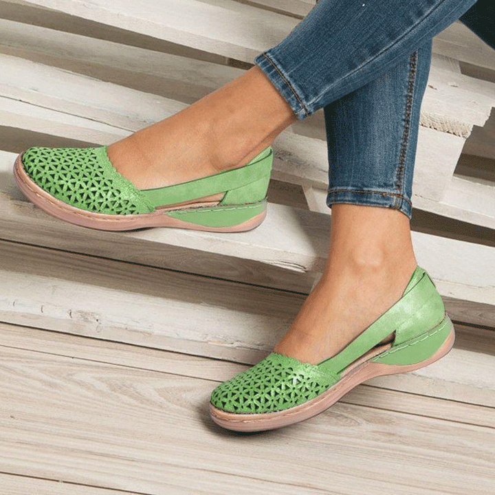 Orthopedische sandalen voor dames ter correctie van de houding en met antislipfunctie