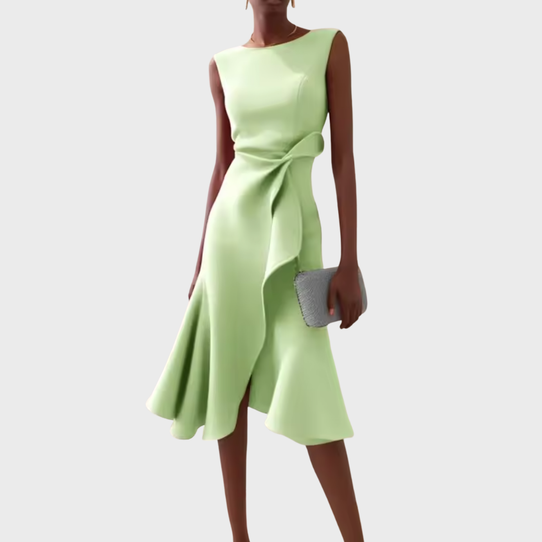 Asymmetrische midi-jurk voor dames