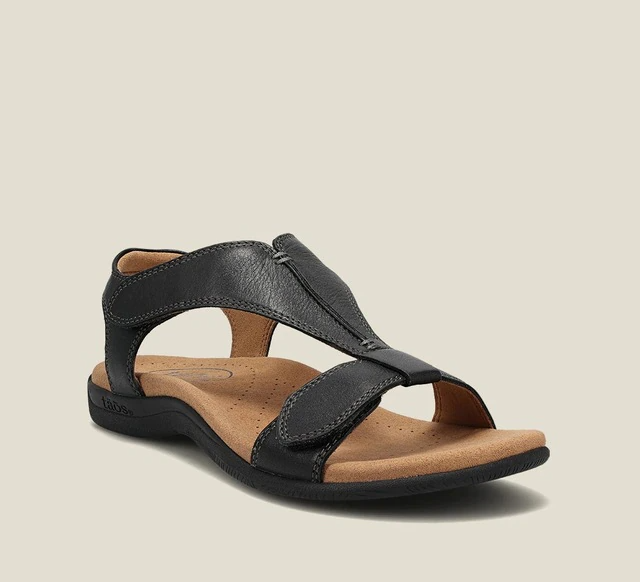 Orthopedische sandalen voor dames met sleehak, lichtgewicht instapmodel