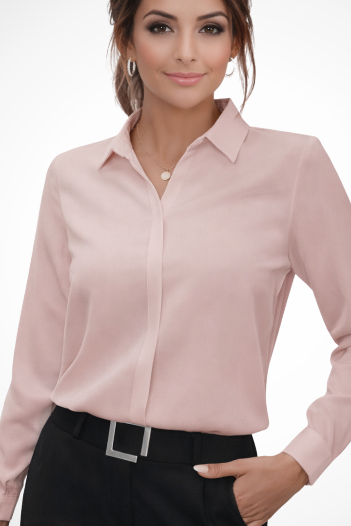 Blouse met lange mouwen voor dames