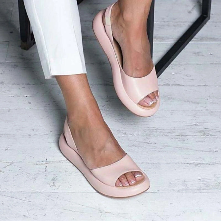 Instapsandalen voor dames met elastische band