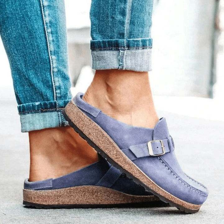 Damesmocassins met schuimrubberen binnenzool