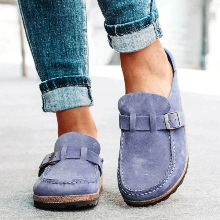 Damesmocassins met schuimrubberen binnenzool