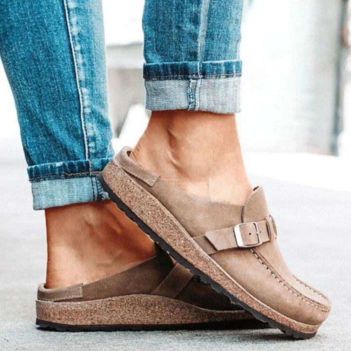 Damesmocassins met schuimrubberen binnenzool