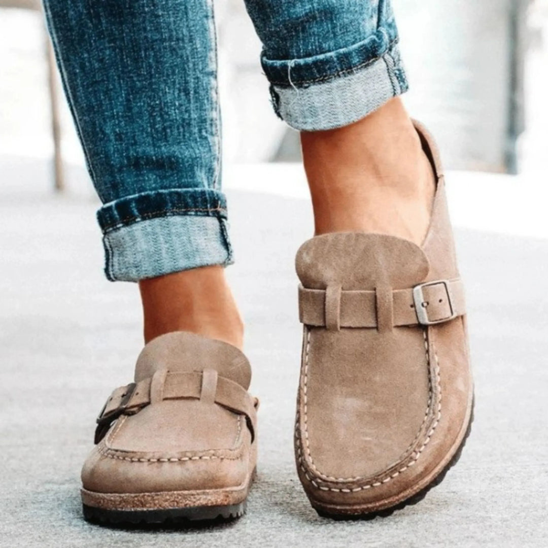 Damesmocassins met schuimrubberen binnenzool