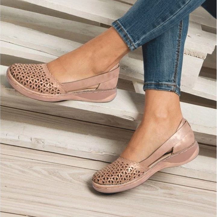 Orthopedische sandalen voor dames ter correctie van de houding en met antislipfunctie