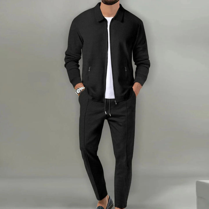 Herenset jas en broek casual veelzijdig