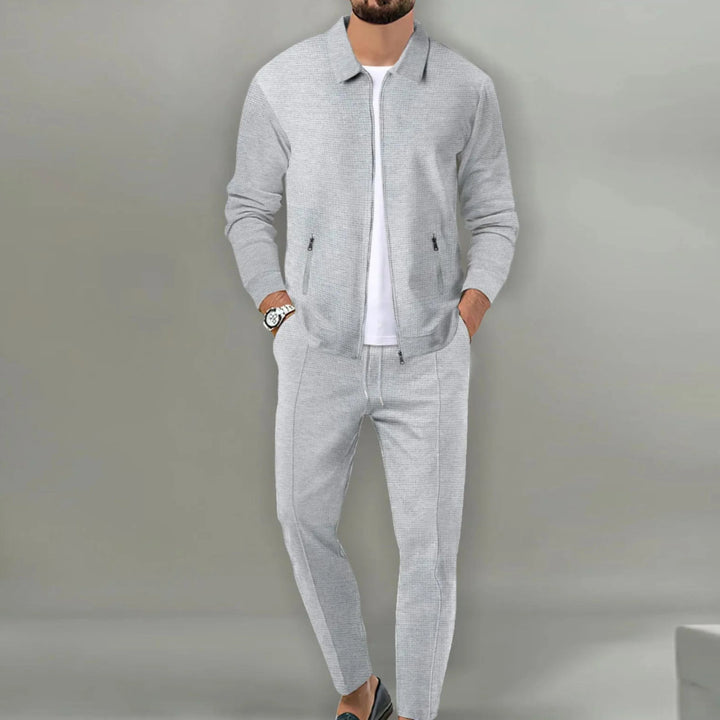 Herenset jas en broek casual veelzijdig