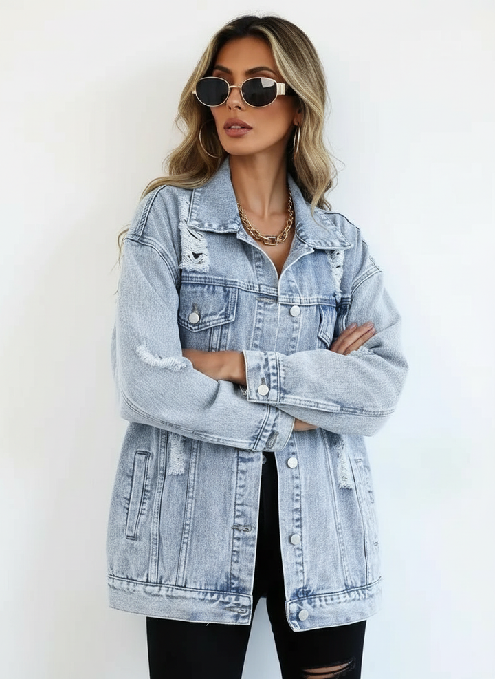 Oversized vintage spijkerjas