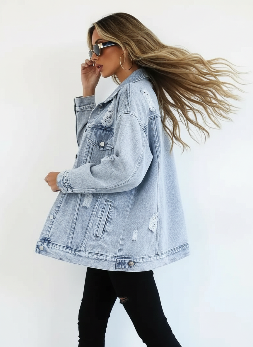 Oversized vintage spijkerjas