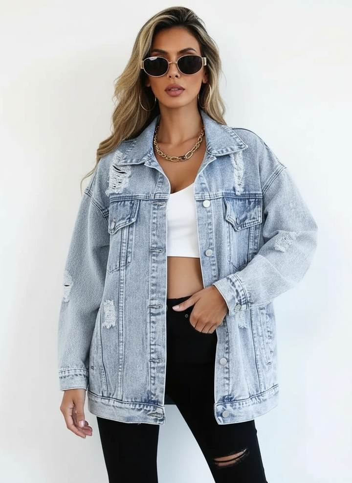 Oversized vintage spijkerjas