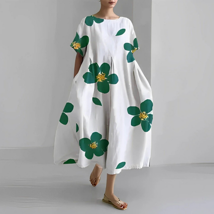 Maxi-jurk met bloemenprint voor dames in boho-stijl