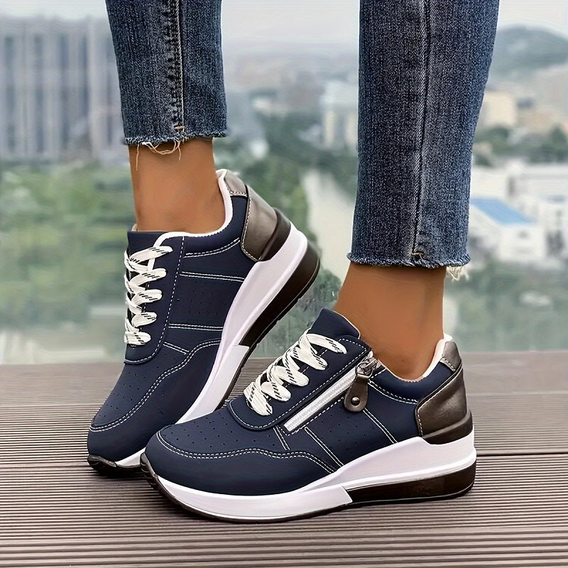 Lage vetersneakers voor dames