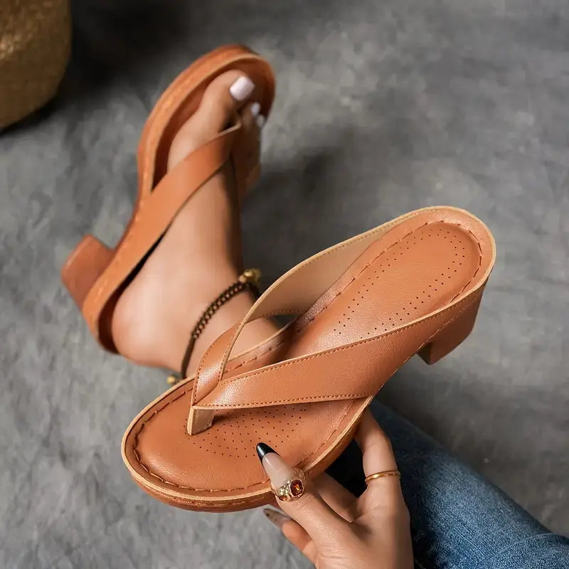 Dames instapsandalen