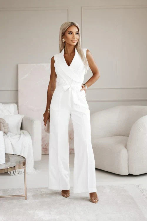 Jumpsuit met wijde pijpen