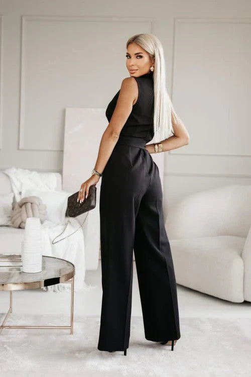 Jumpsuit met wijde pijpen