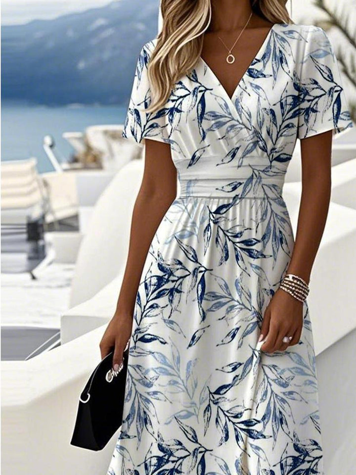 Zomerjurk met print, midi-lengte