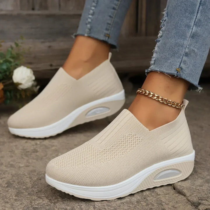 Orthopedische, gedempte casual sneakers voor dames