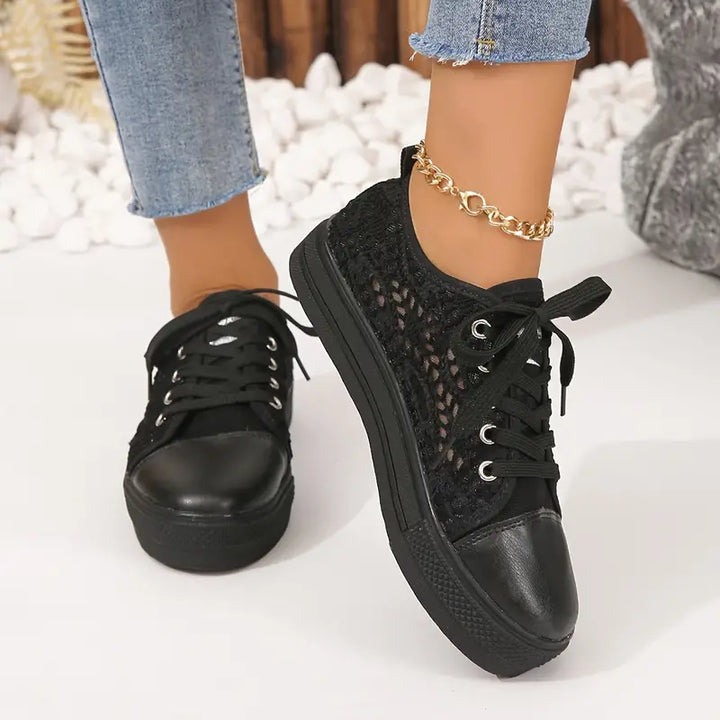 Minimalistische platform sneakers voor dames, zomer