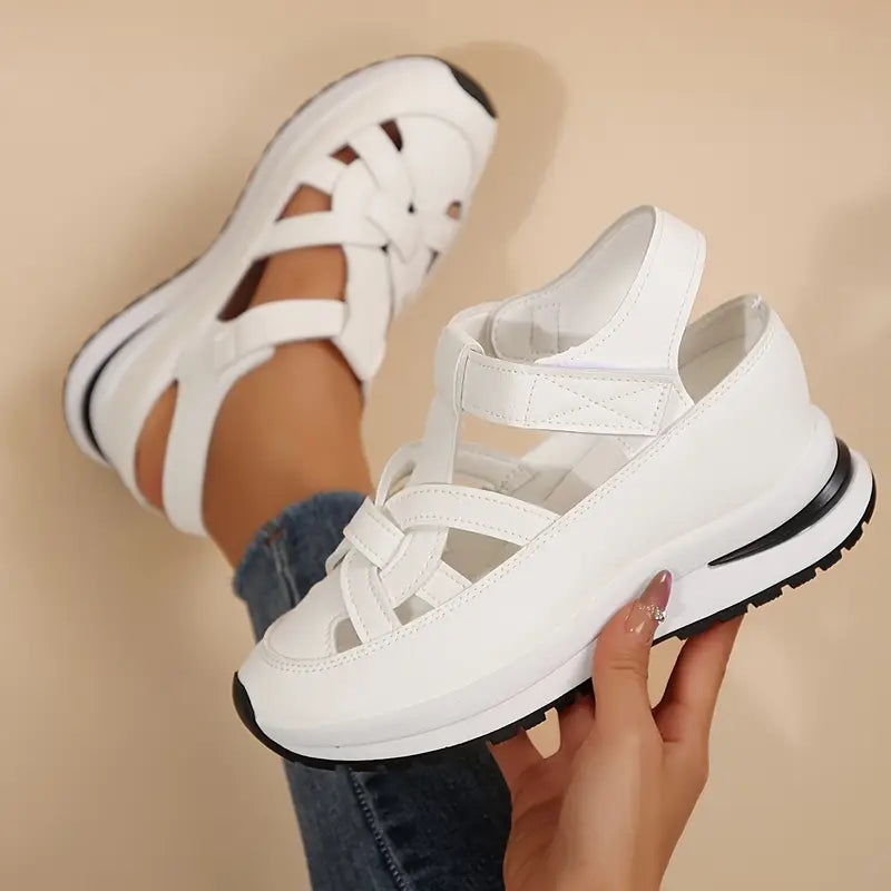 Gesloten sandalen voor dames met bandjes