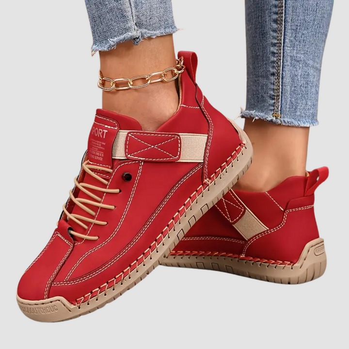 Orthopedische sneakers met veters voor dames, geschikt voor dagelijks gebruik