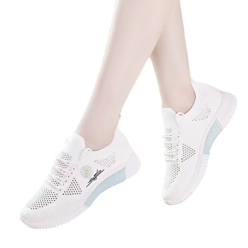 Orthopedische sneakers met mesh-demping voor dames