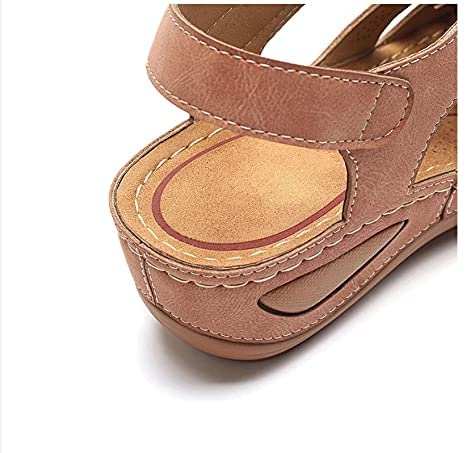 Instapsandalen met sleehak voor dames