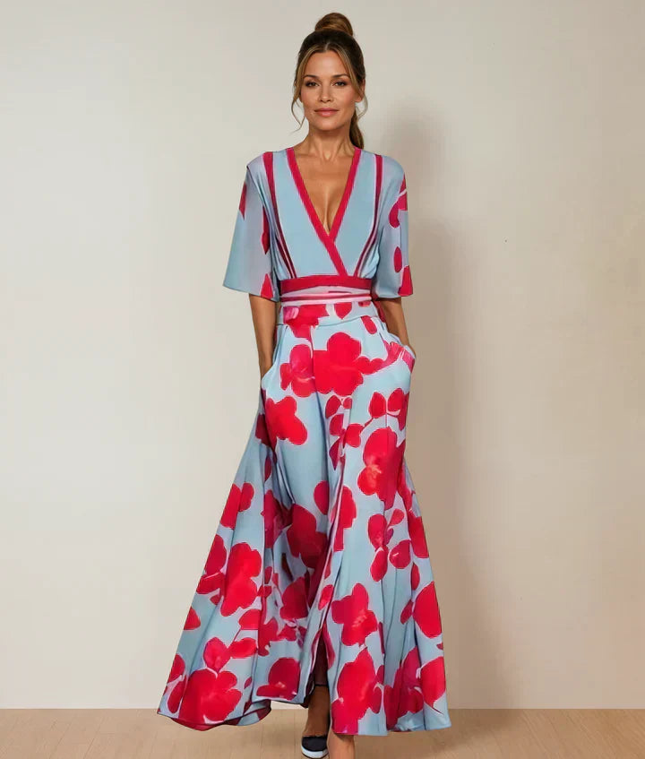 Elegante jurk met mouwen