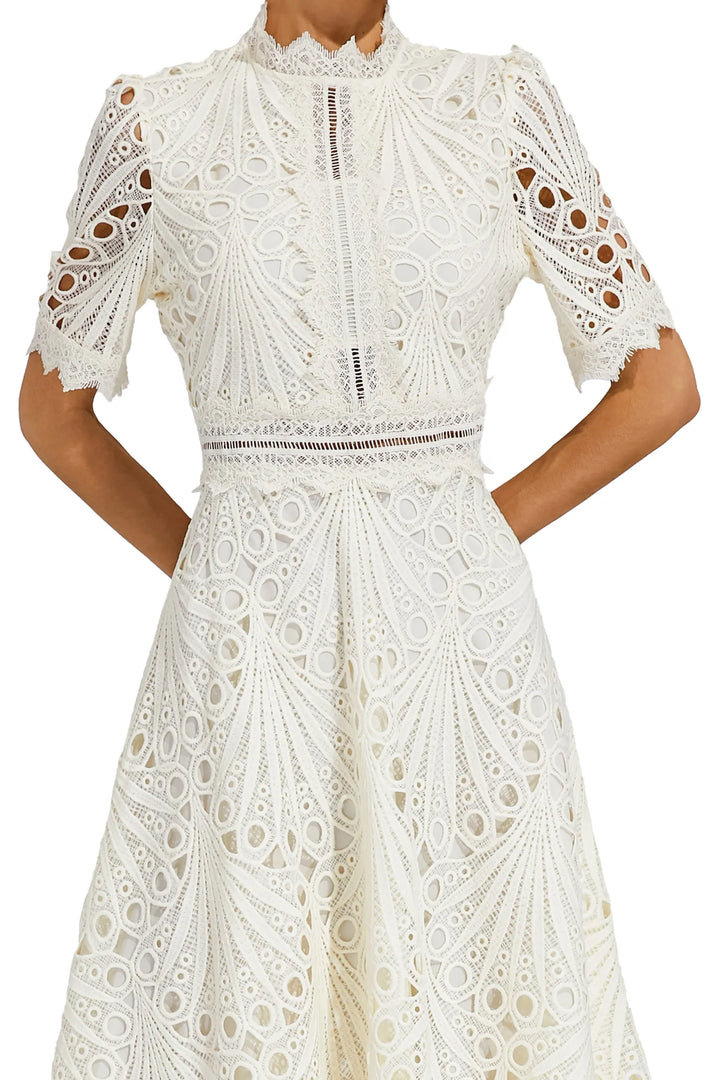 Elegante midi-jurk
