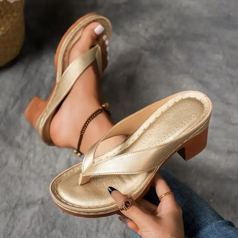 Dames instapsandalen
