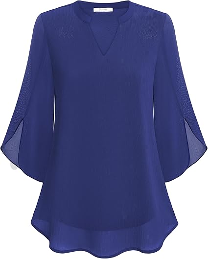 Casual elegante blouse met v-hals voor dames