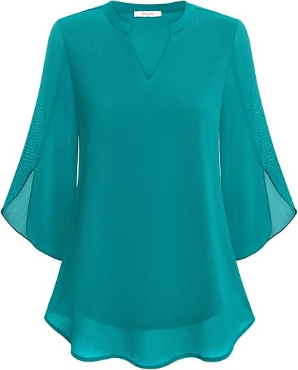 Casual elegante blouse met v-hals voor dames
