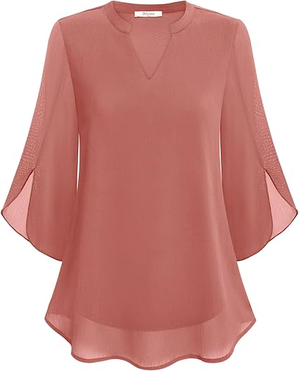 Casual elegante blouse met v-hals voor dames
