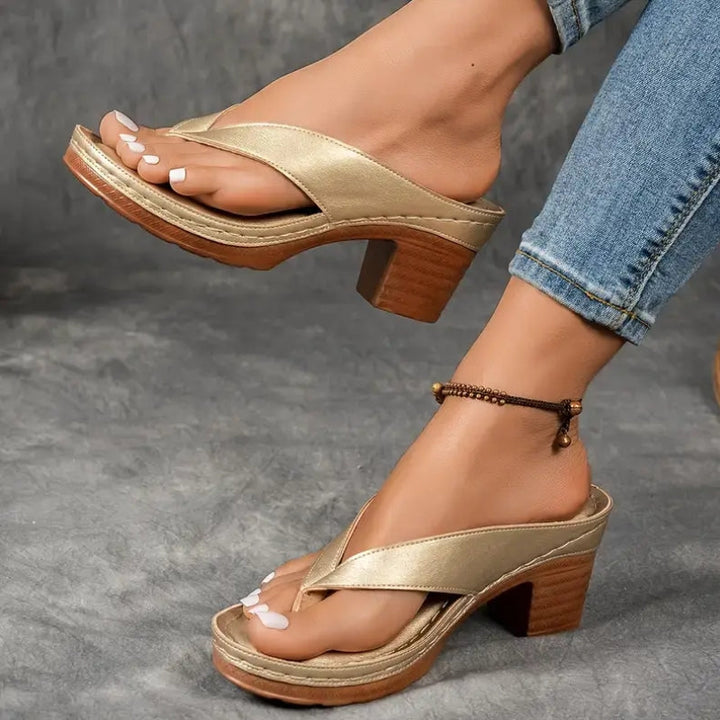 Dames instapsandalen