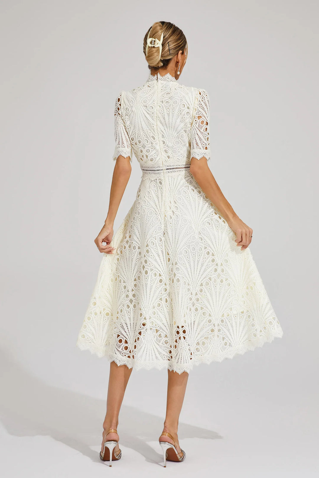 Elegante midi-jurk