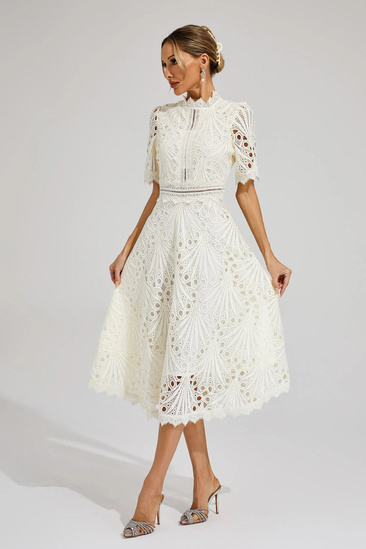 Elegante midi-jurk