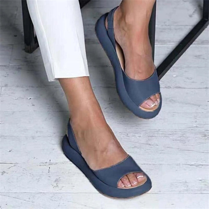 Instapsandalen voor dames met elastische band