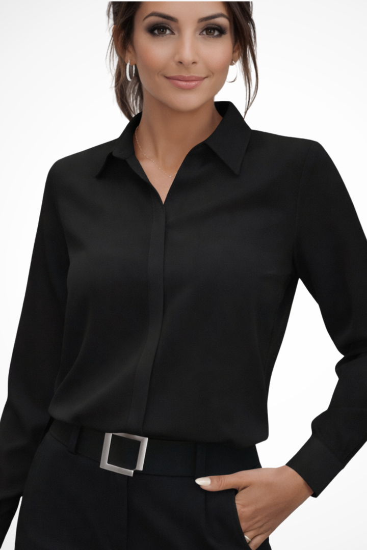 Blouse met lange mouwen voor dames