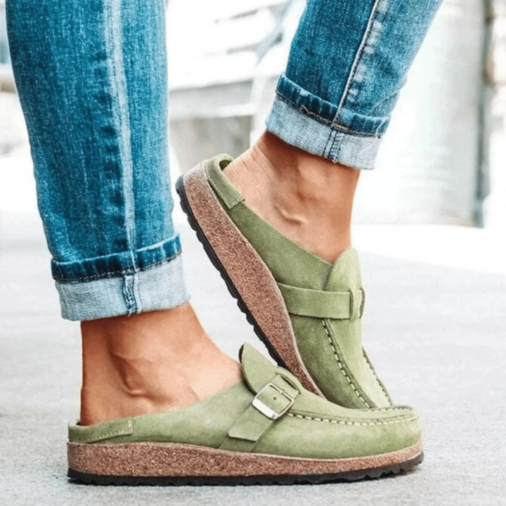 Damesmocassins met schuimrubberen binnenzool