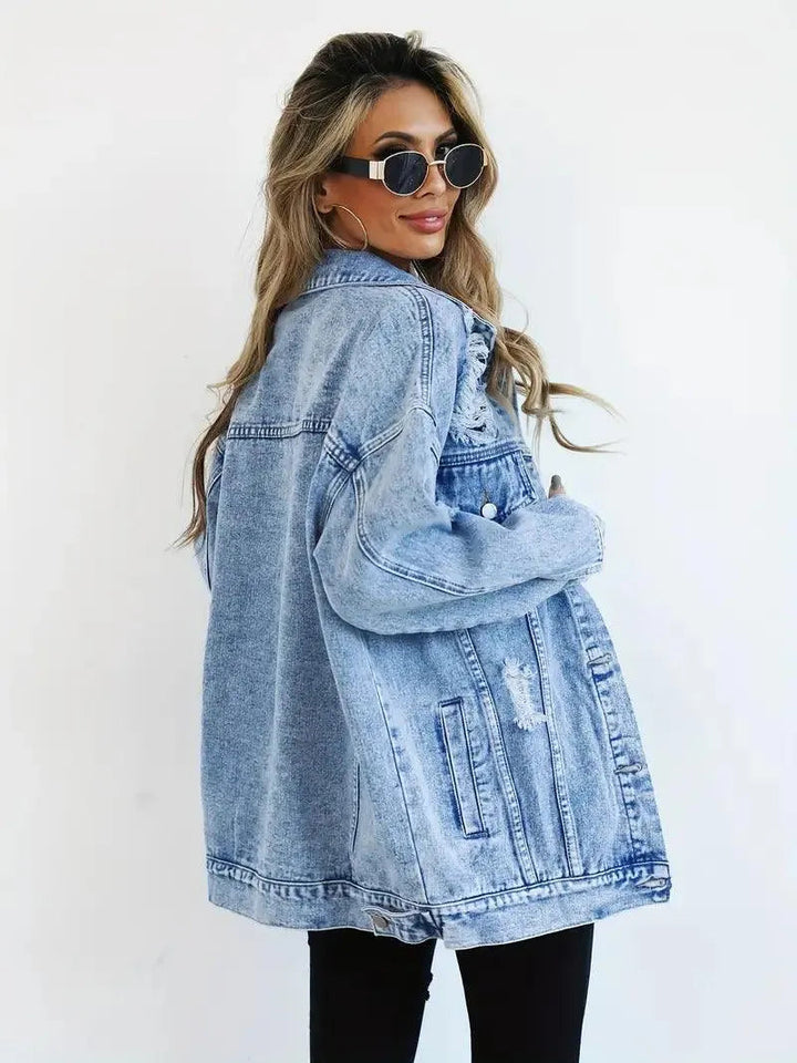 Oversized vintage spijkerjas