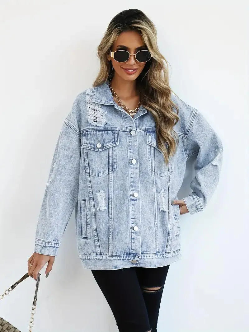 Oversized vintage spijkerjas