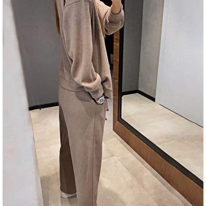 Luxe damesset van premium wol