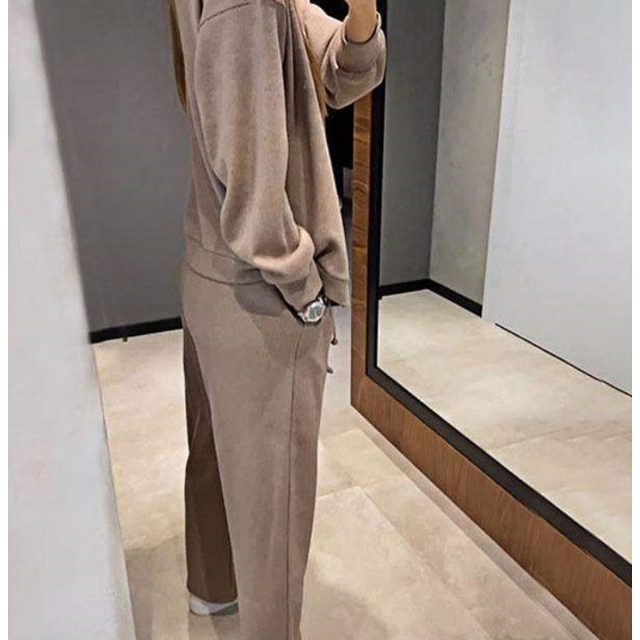 Luxe damesset van premium wol