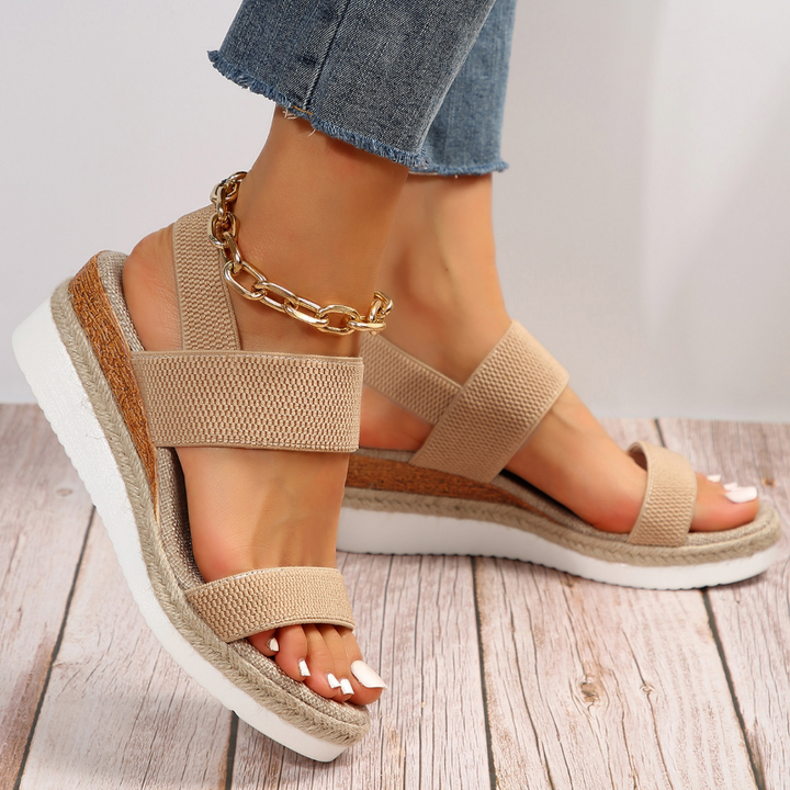 Orthopedische platform sandalen voor dames