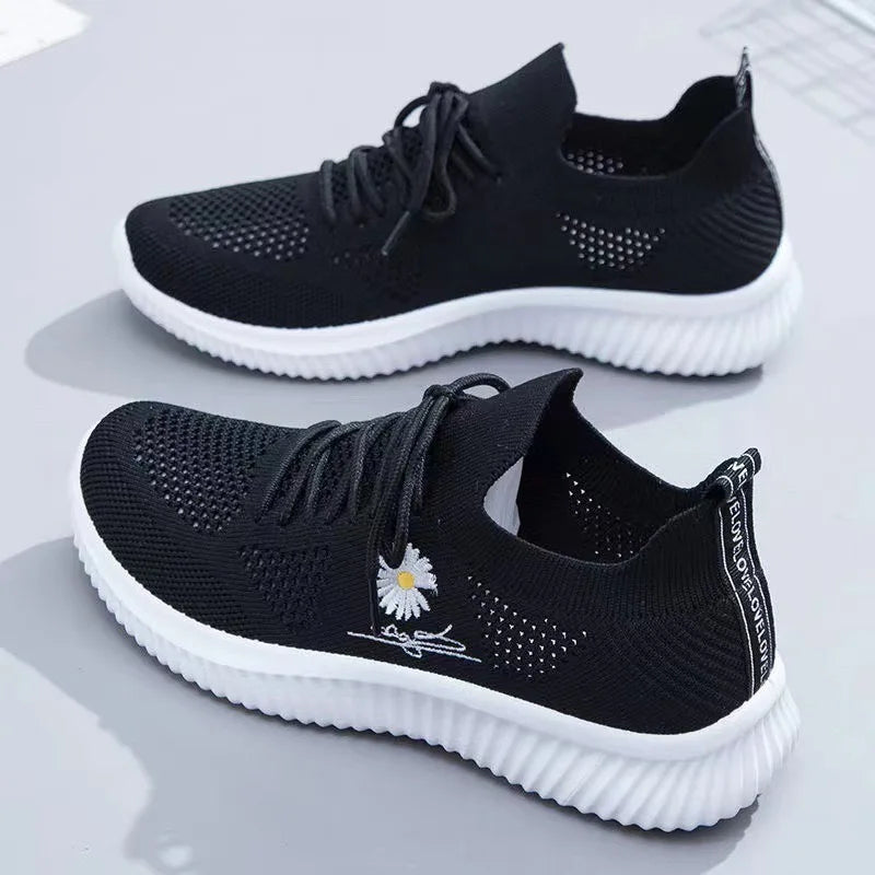 Orthopedische sneakers met mesh-demping voor dames