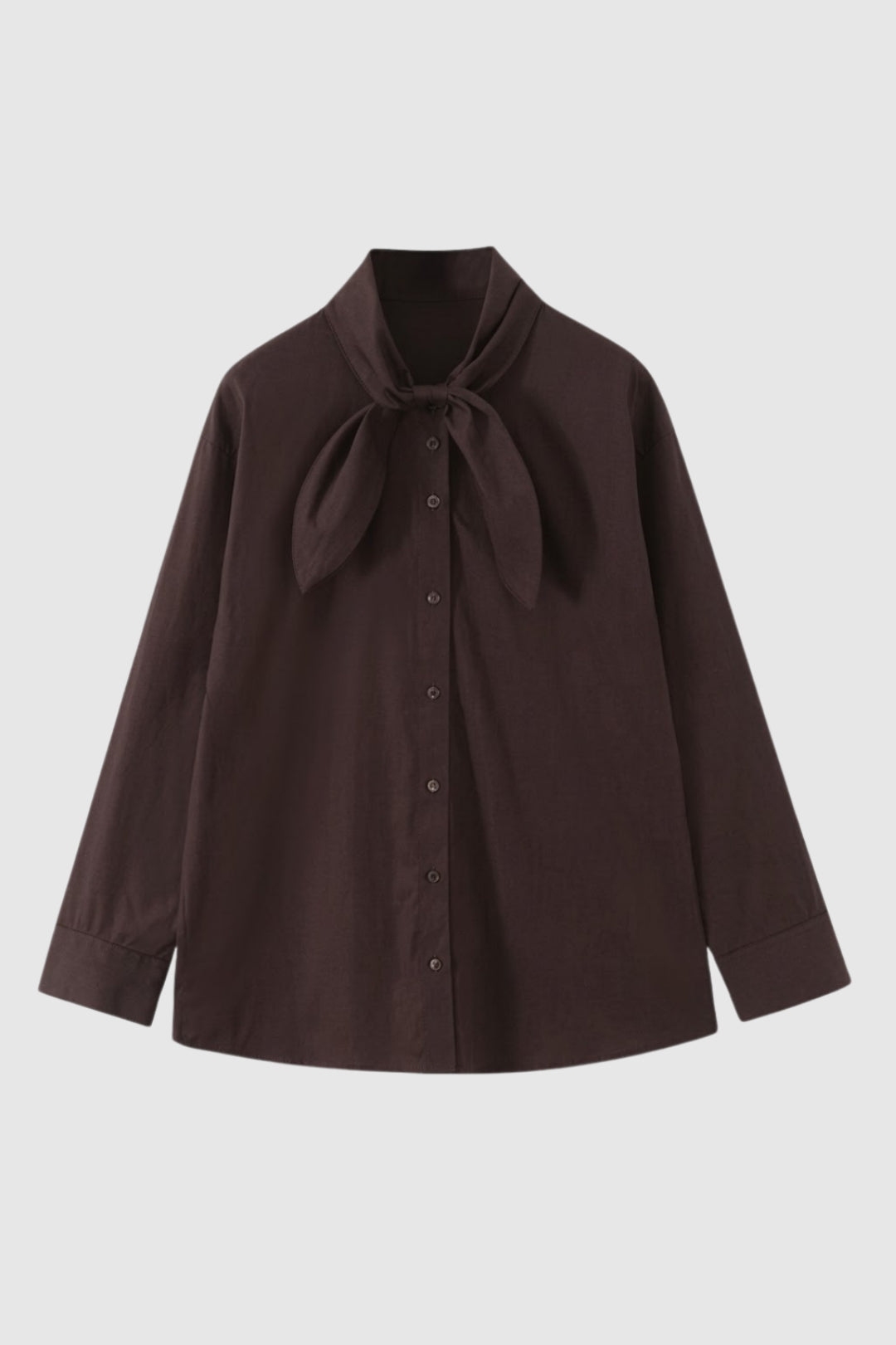 Elegante Blouse met Strikdetail en Tijdloze Pasvorm