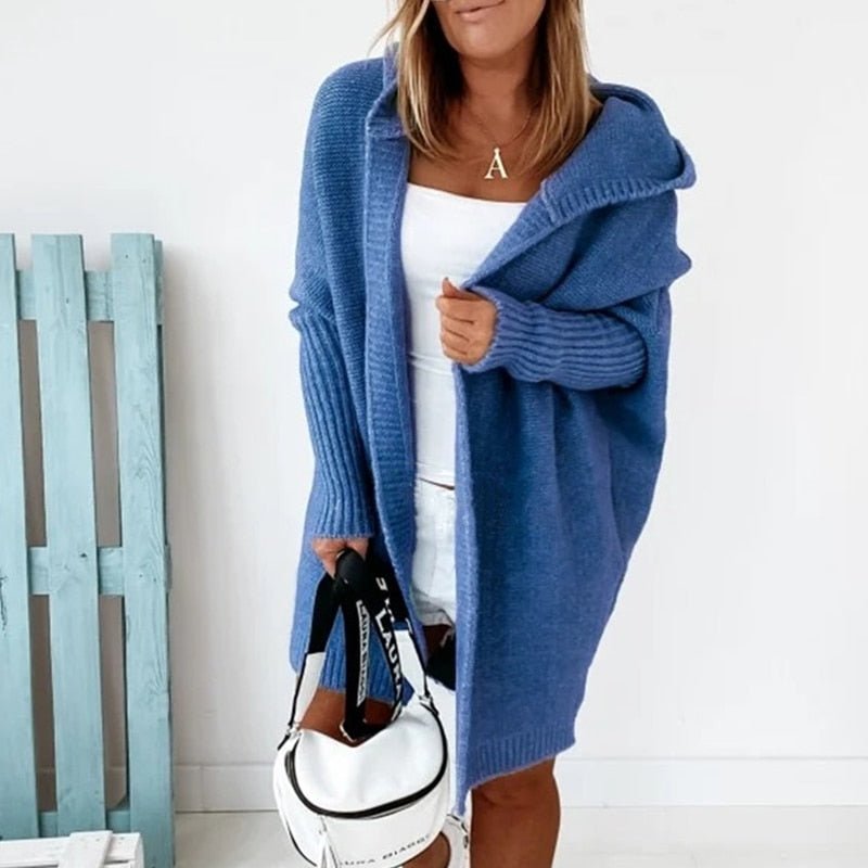 Oversized vest met capuchon voor dames