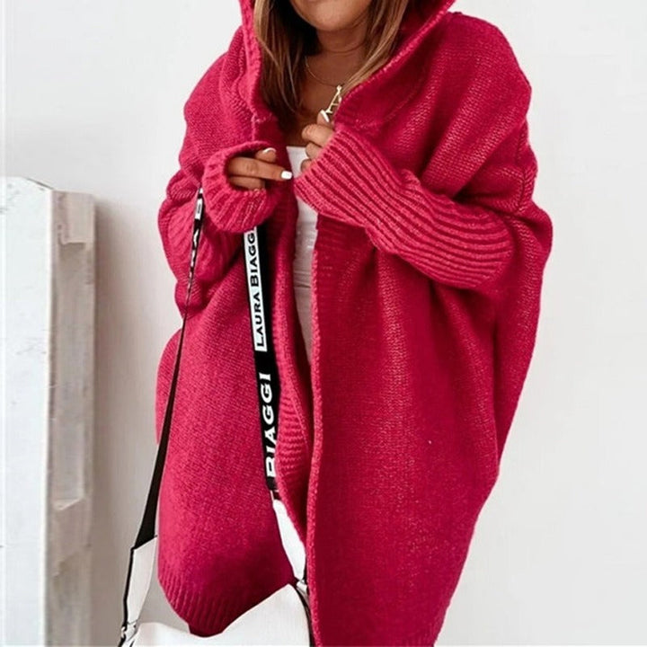 Oversized vest met capuchon voor dames