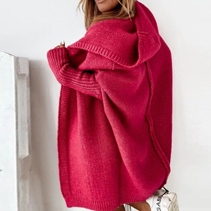 Oversized vest met capuchon voor dames